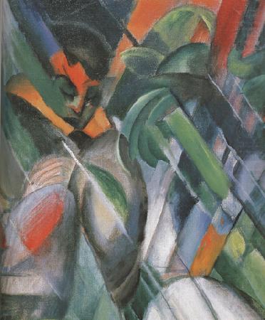 Details of Rain (mk34), Franz Marc